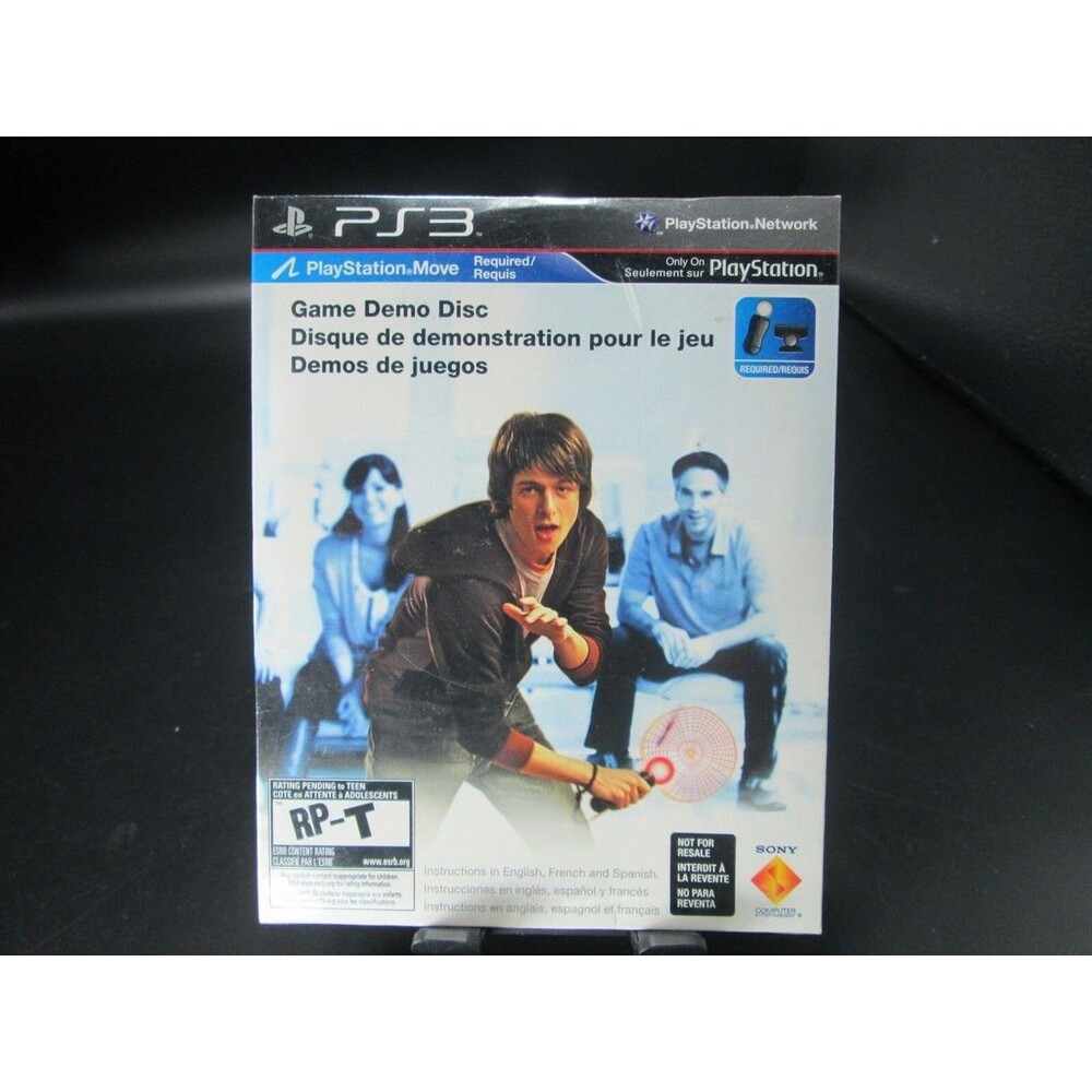 PlayStation Move Demo Disc Sony PlayStation 3 PS3 Quick Start Guide New Sealed